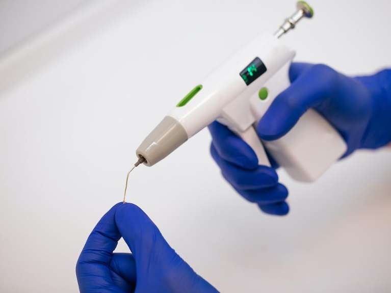 close up of dental tool | root canal treatment scarborough